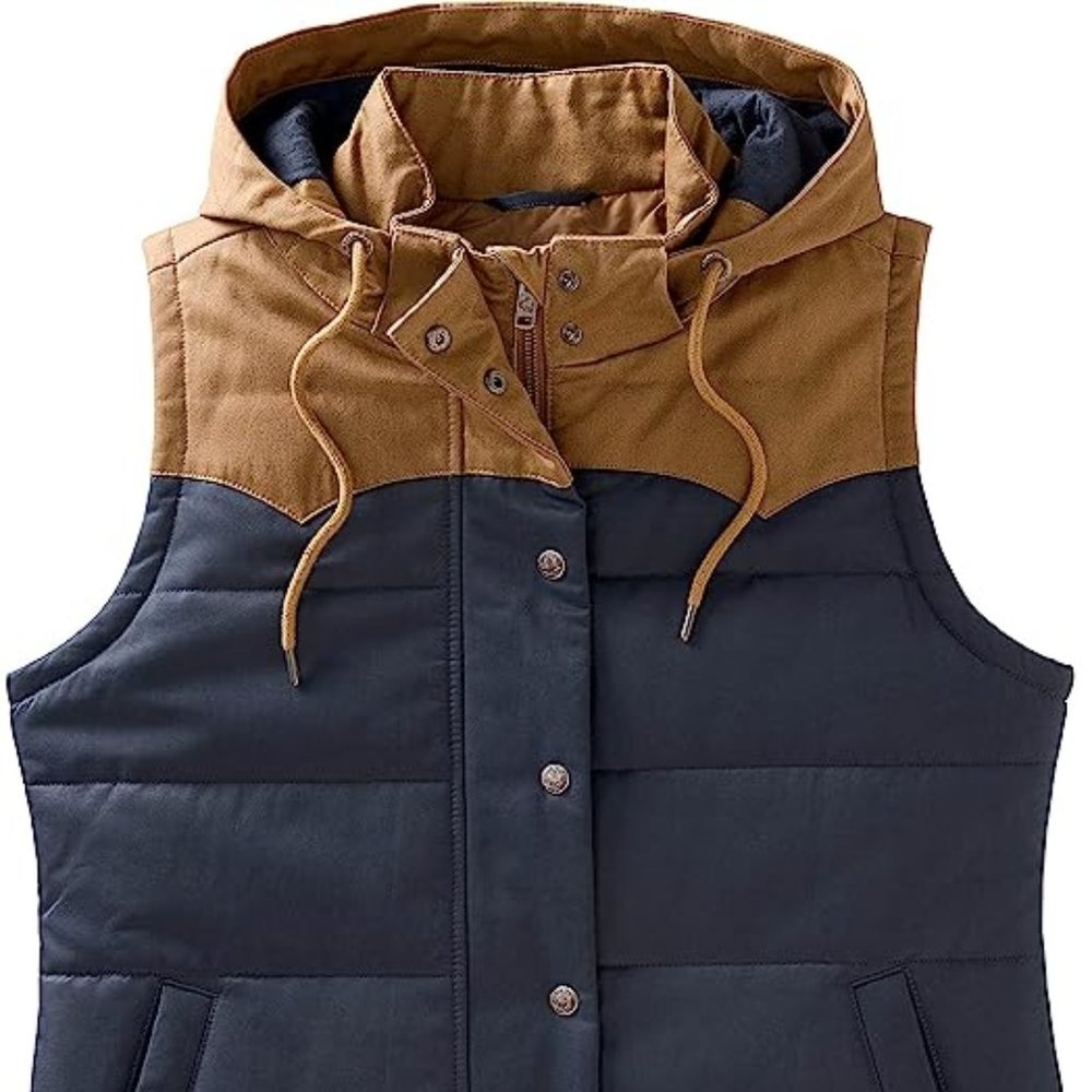Legendary Whitetails Women's CCW Western Vest, Navy, Small